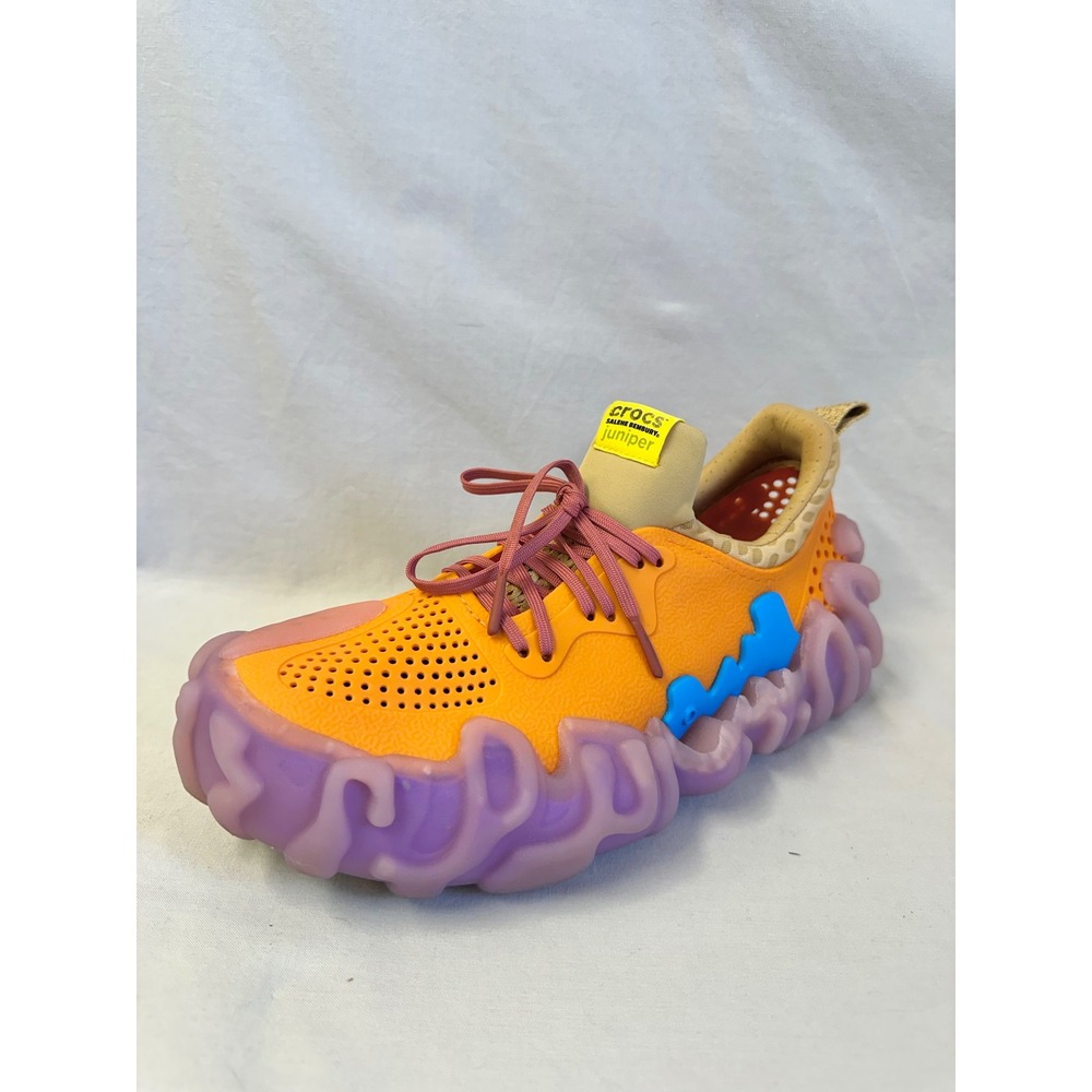 Crocs Pollex Juniper Salehe Bembury Apricot Orange Sneakers Mens 9 Womens 11